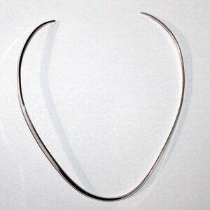 Vintage Sterling Silver Taxco Mexico Vee Collar Necklace